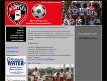 Tablet Screenshot of plymouthunitedfc.com